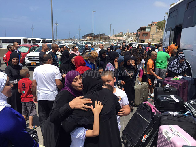 بالصور: عودة الفوج الرابع والأخير من معتمري مدينة يافا إلى ديارهم سالمين 